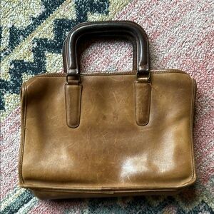 Coach Bonnie Cashin vintage 60s 70s leather tote bag briefcase